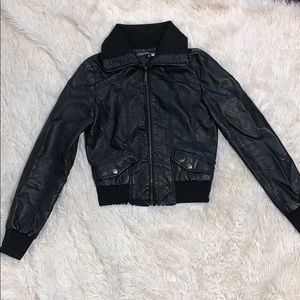 Faux Leather Jacket